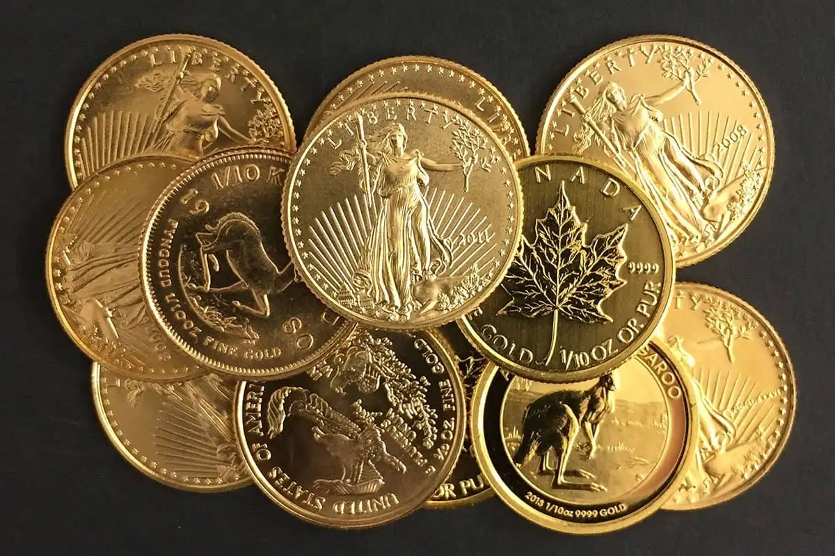 Gold coins